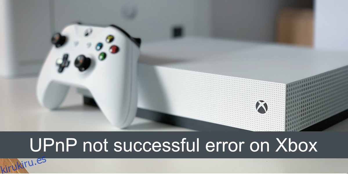 UPnP no tiene éxito en Xbox 