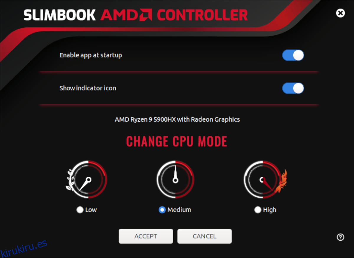 Cómo usar el sintonizador de CPU Ryzen móvil Slimbook en Ubuntu