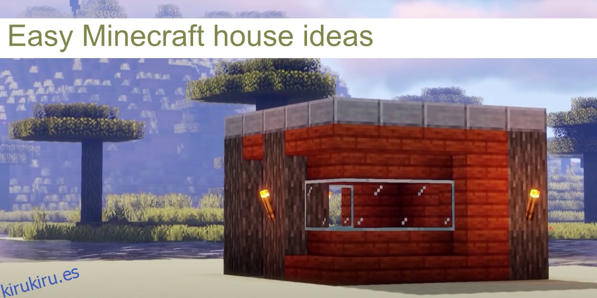 ideas fáciles de la casa de Minecraft