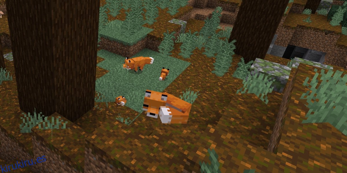 Cómo domesticar a un zorro en Minecraft