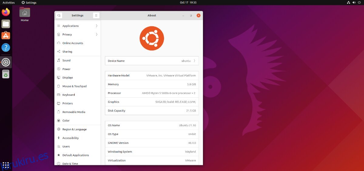 Cómo actualizar a Ubuntu 21.10
