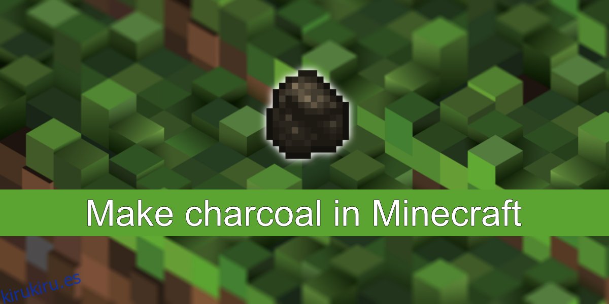 carbón en Minecraft