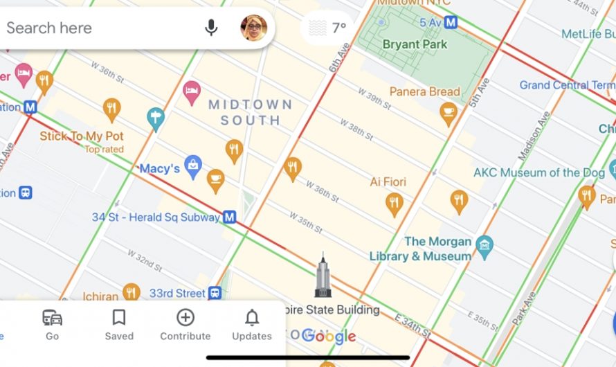 Cómo usar la vista en vivo en Google Maps