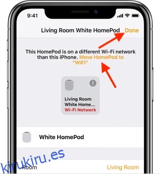 Cómo conectar HomePod a WiFi
