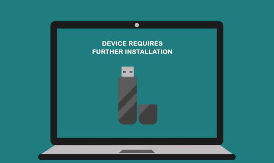 El dispositivo de reparación requiere una instalación adicional en Windows 10
