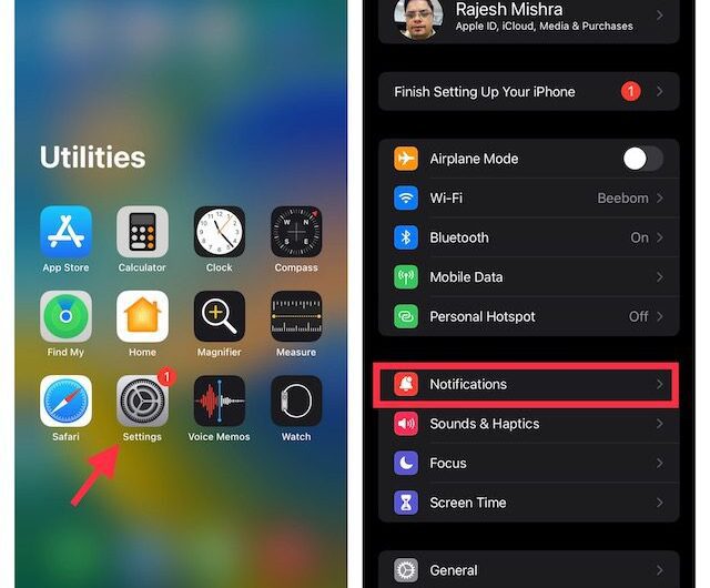 Cómo mostrar el recuento de notificaciones en iPhone en iOS 16