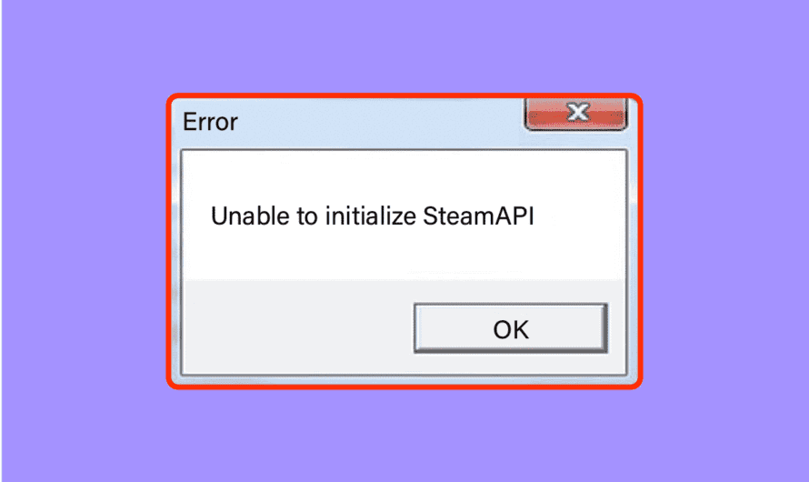 Arreglar la imposibilidad de inicializar la API de Steam en Windows 10