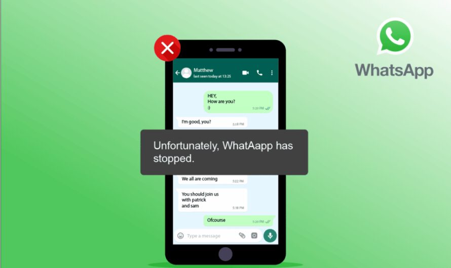 Reparar WhatsApp dejó de funcionar hoy en Android