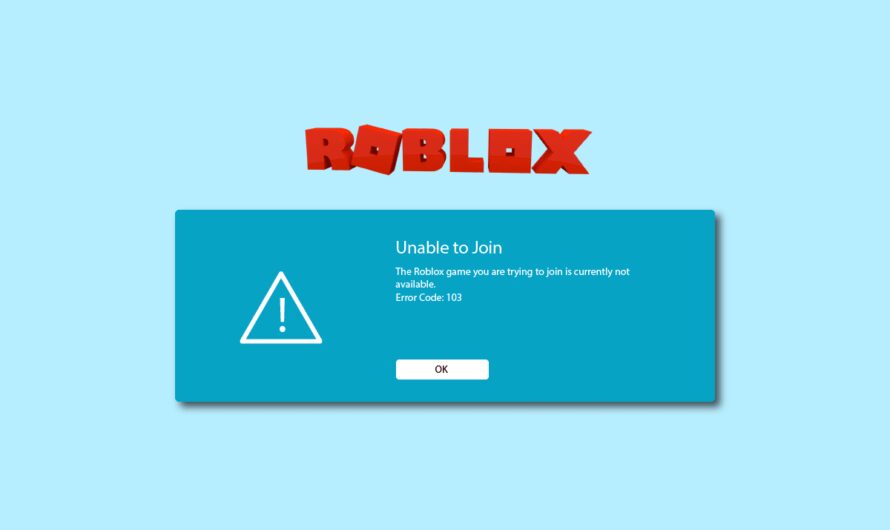Arreglar el código de error de Roblox 103 en Xbox One