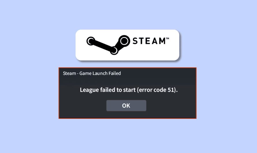 Corrige el código de error 51 de Steam en Windows 10
