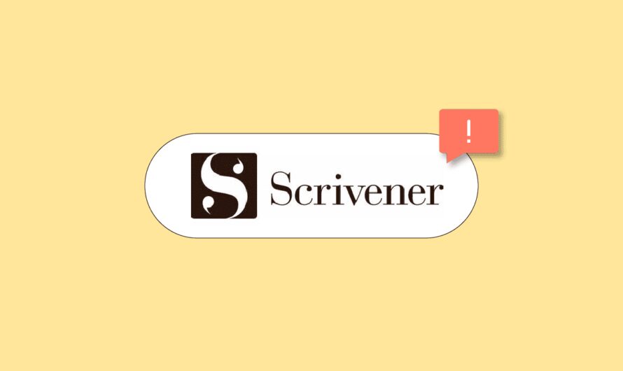 Arreglar Scrivener que no responde en Windows 10