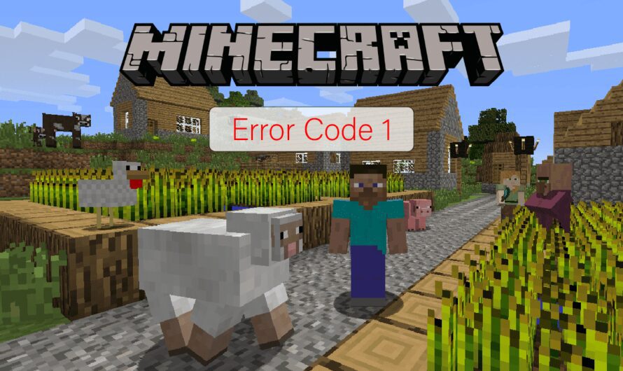 ¿Qué significa el código de error 1 en Minecraft?  Como arreglarlo