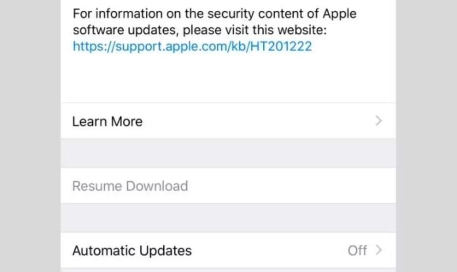 6 formas de arreglar una actualización de iOS atascada que dice Reanudar descarga